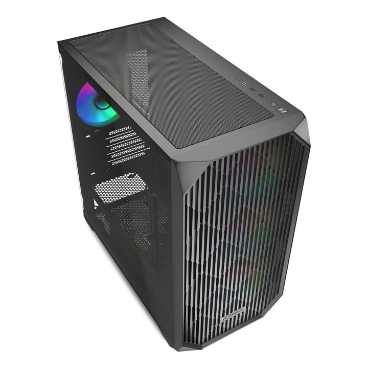 SHARKOON MATX 2X U3 1XTYPE-C 4X120ARGB